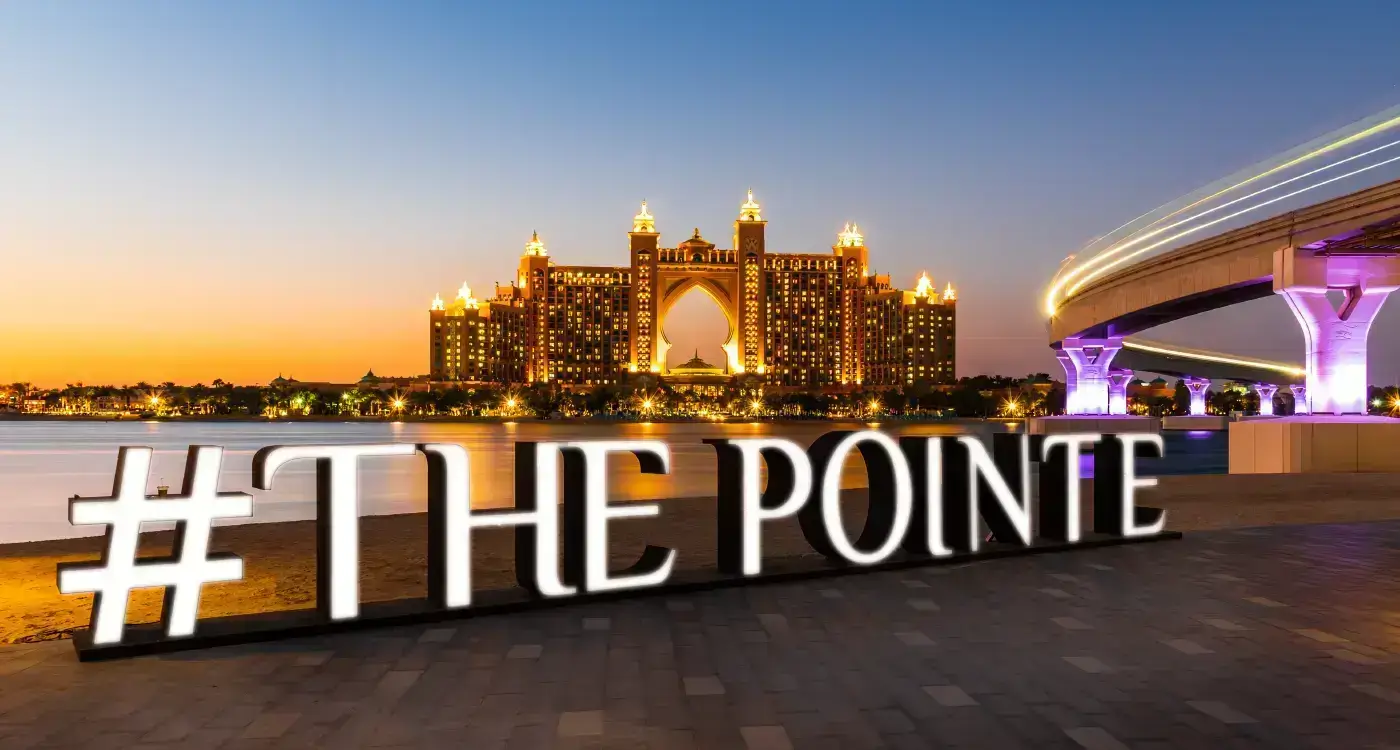 the pointe dubai view